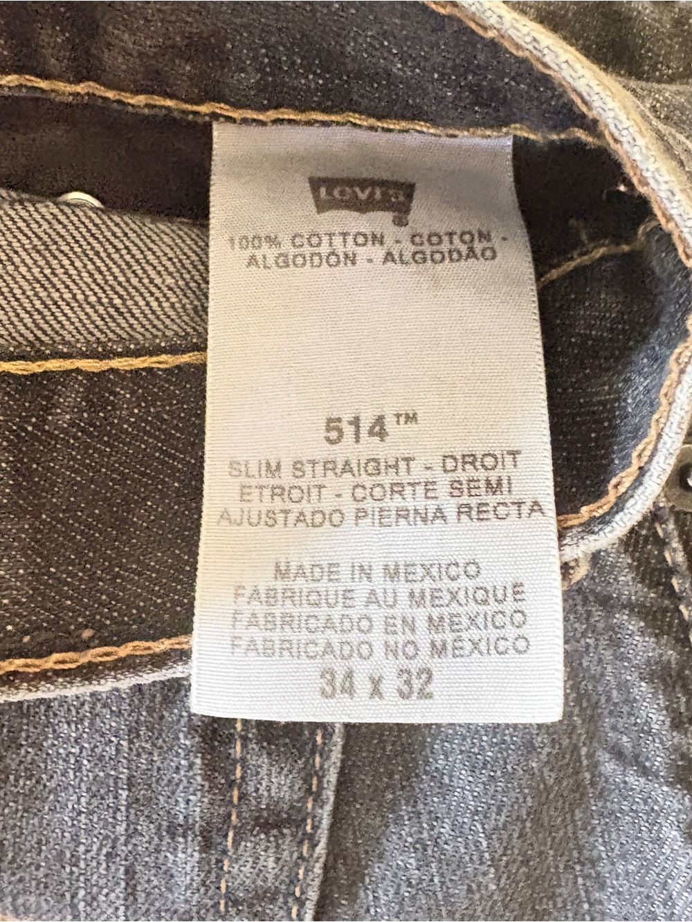 Levi's Blue Denim Men's Jeans - Picture 7 of 8